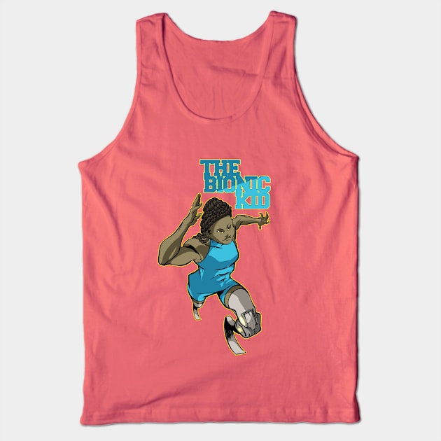 Bionic Girl Tank Top by Diva and the Dude